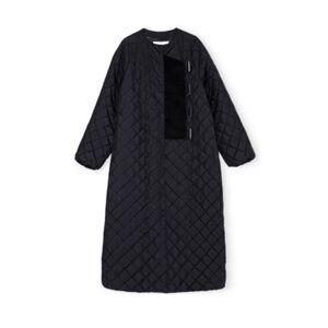 Ganni Ripstop Quilted Coat